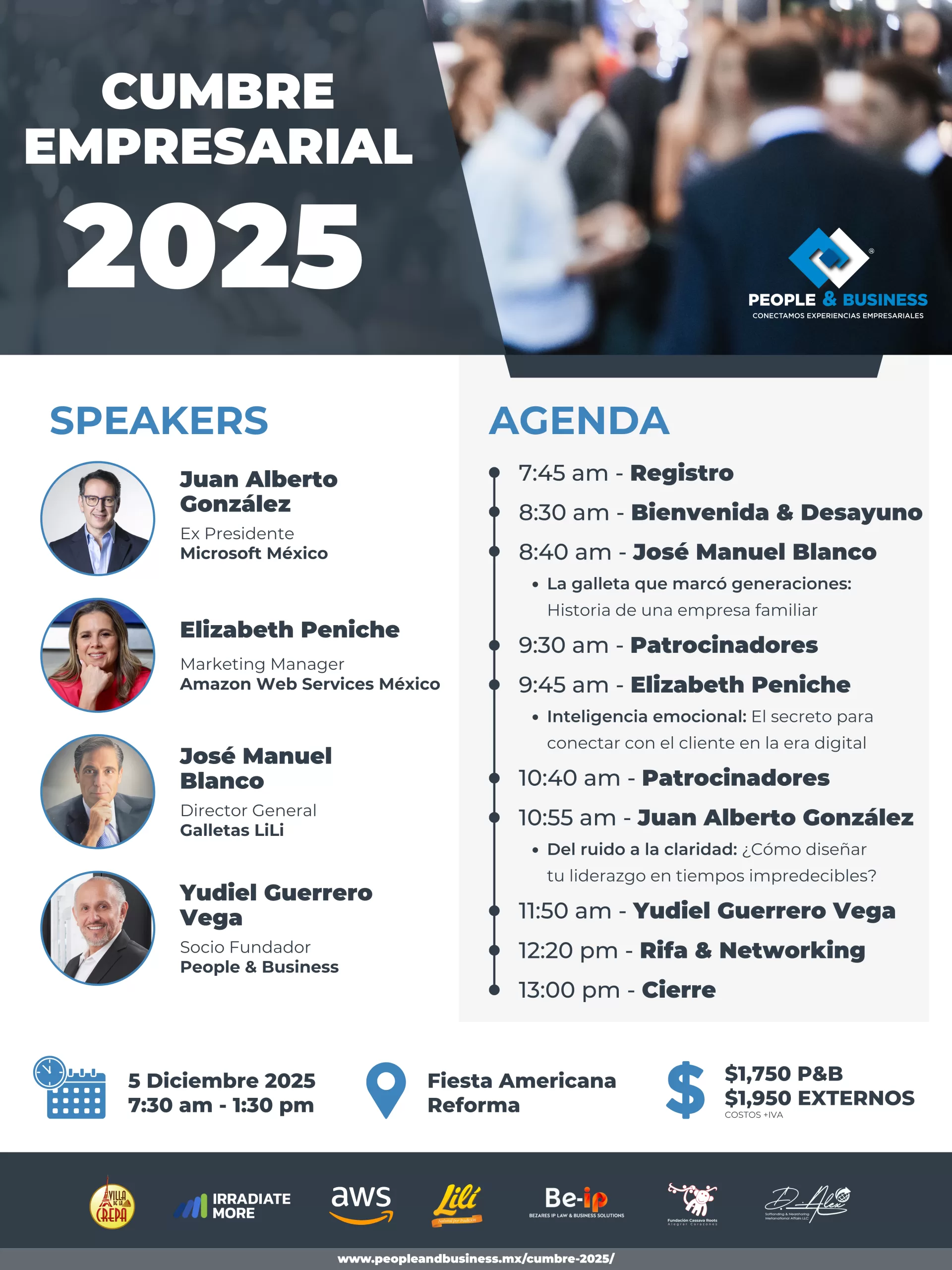 Cumbre Empresarial 2025 · Save the Date